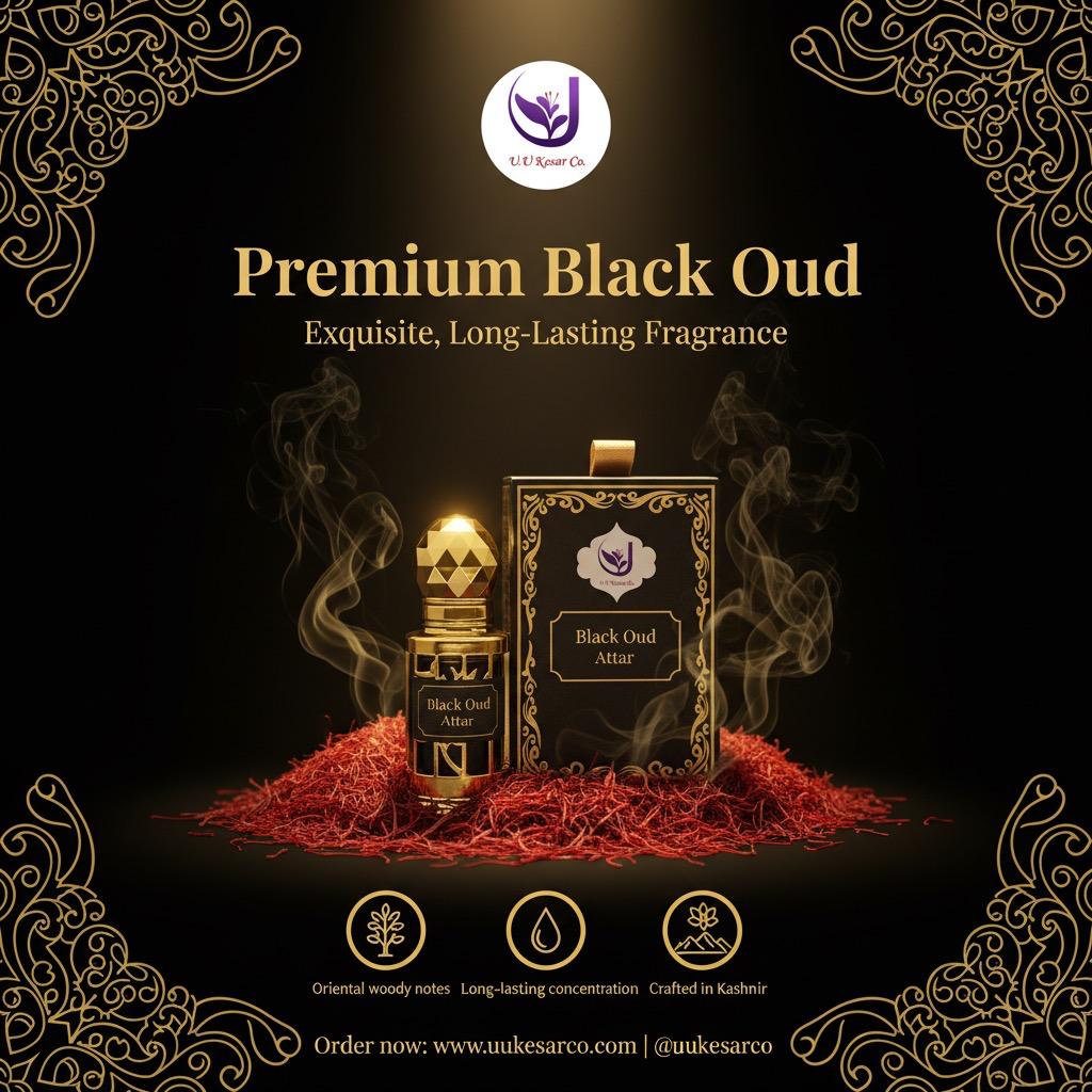 Premium Black Oud Attar